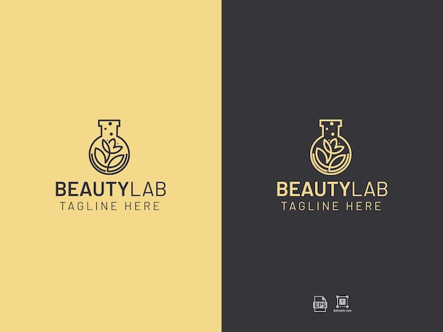 Beauty lab-logo ontwerp