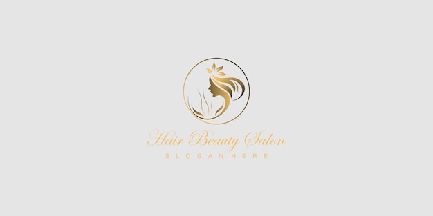 Beauty Logo Beauty logo Beauty salon logo Hair logo design premium vector