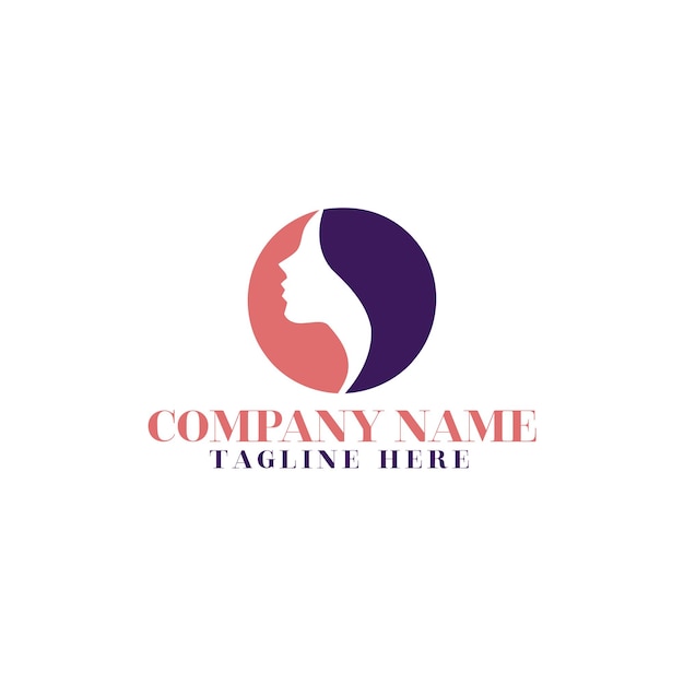 Beauty logo design template