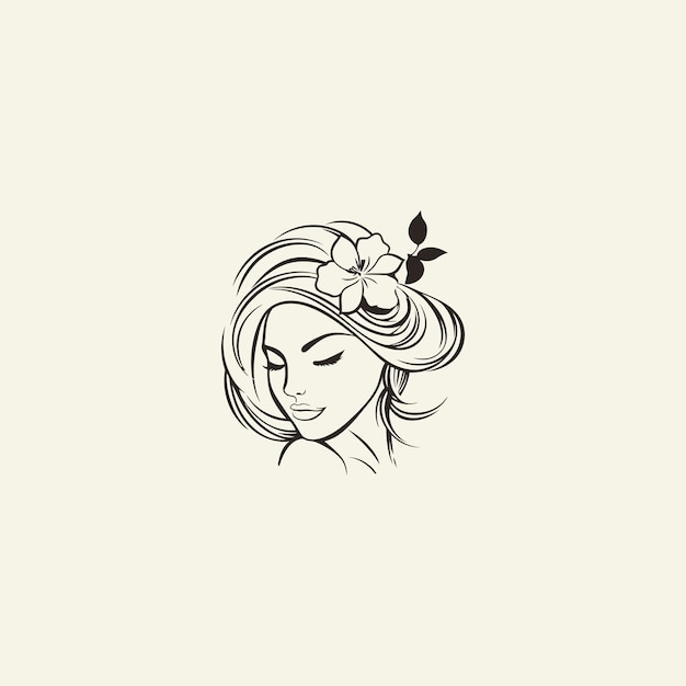 Beauty logo design vector illustration