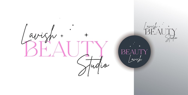 Vector beauty logo modern elegant logo design