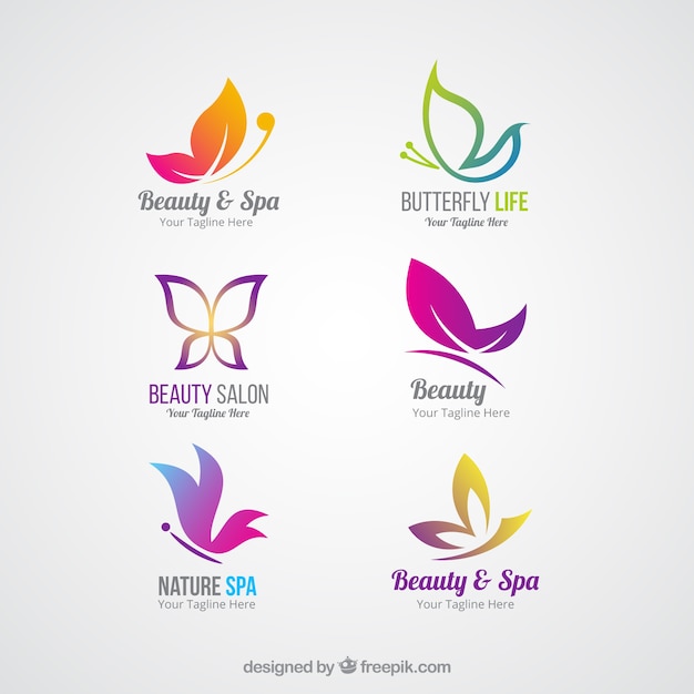 Vector beauty logos