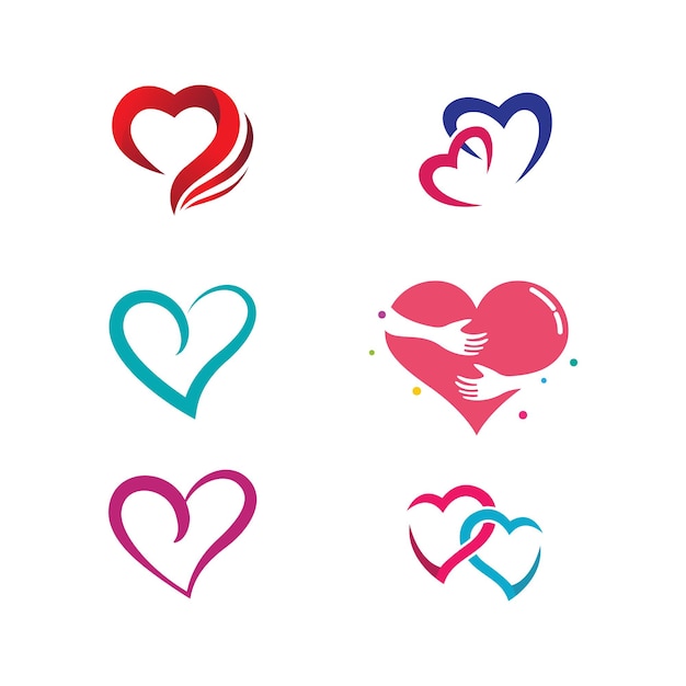 Beauty love vector icon illustration design template