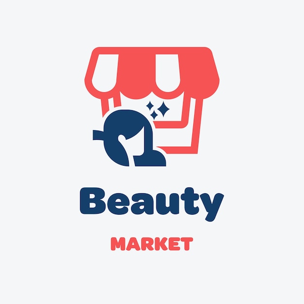 Логотип рынка красоты