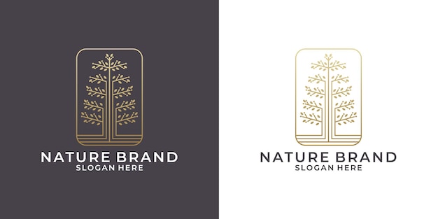 あなたのビジネス、サロン、スパ、ファッションなどのための美容オリーブの木のロゴデザイン
