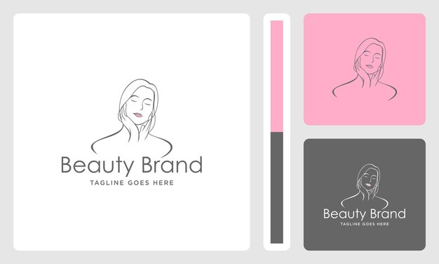 beauty and personal care salon brand logo