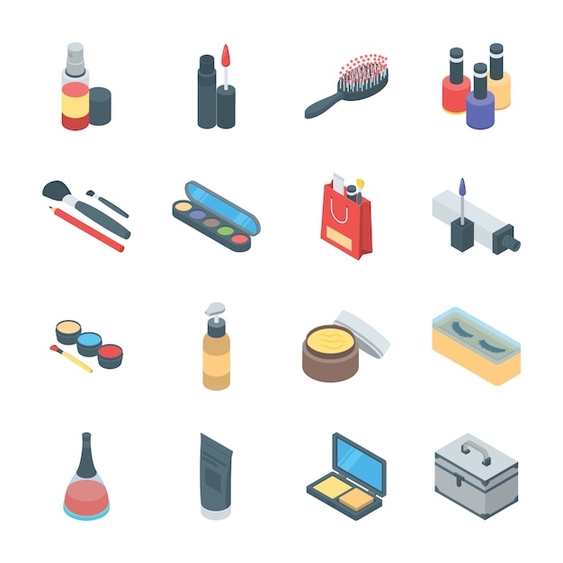  Beauty Products and Cosmetics Icons 