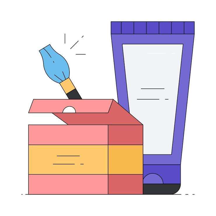 Vector beauty products vector filled outline design illustration symbol on white background eps 10 file