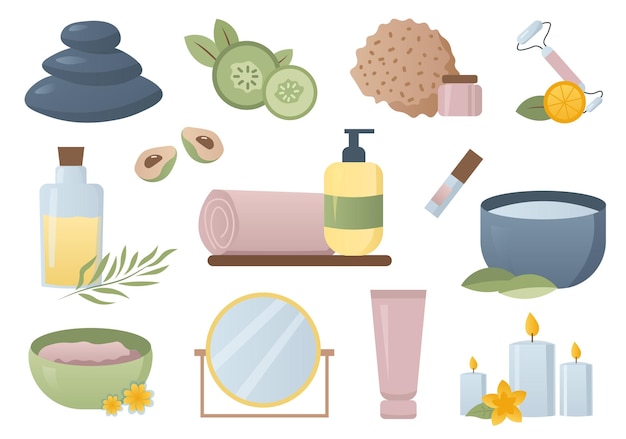 beauty routine icon vector illustration