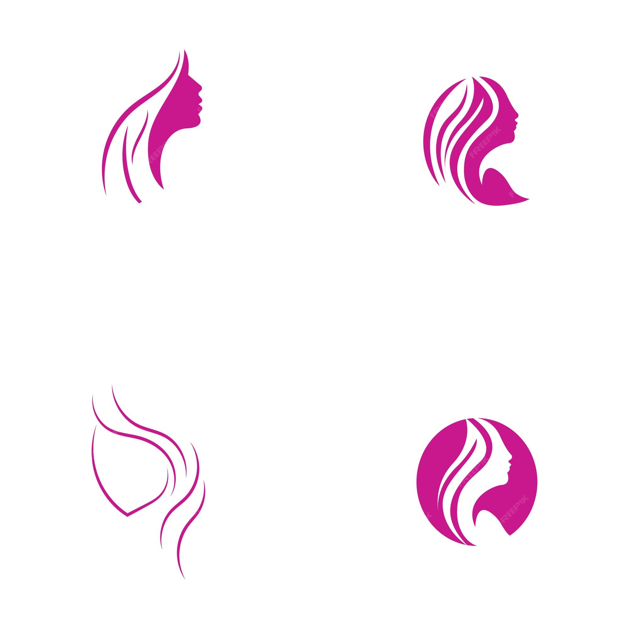 Premium Vector Beauty salon logo vector icon design templatevector