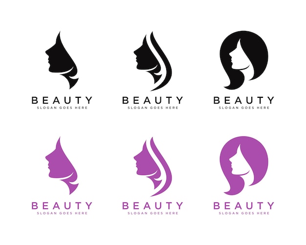 Vector beauty salon logo