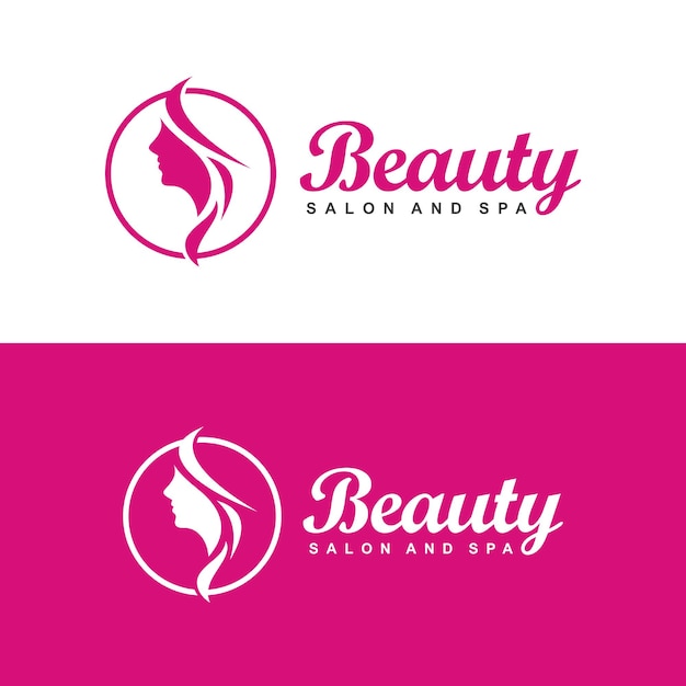 Premium Vector | Beauty salon and spa logo vector