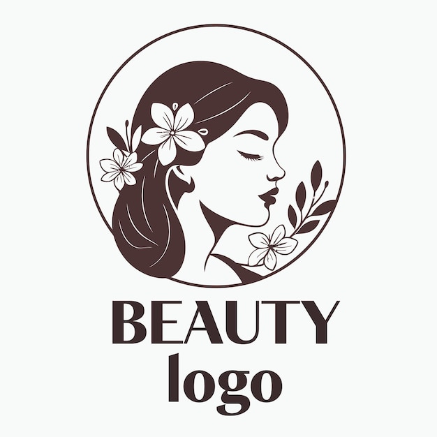 Beauty skin care woman logo