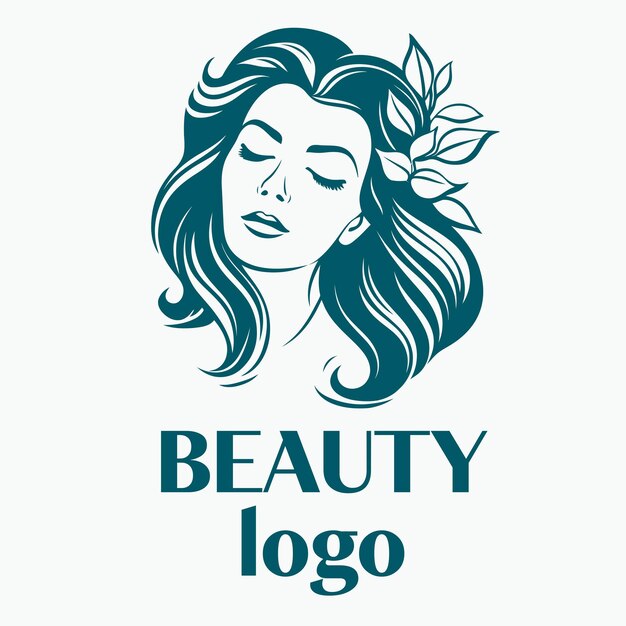 Beauty skin care woman logo