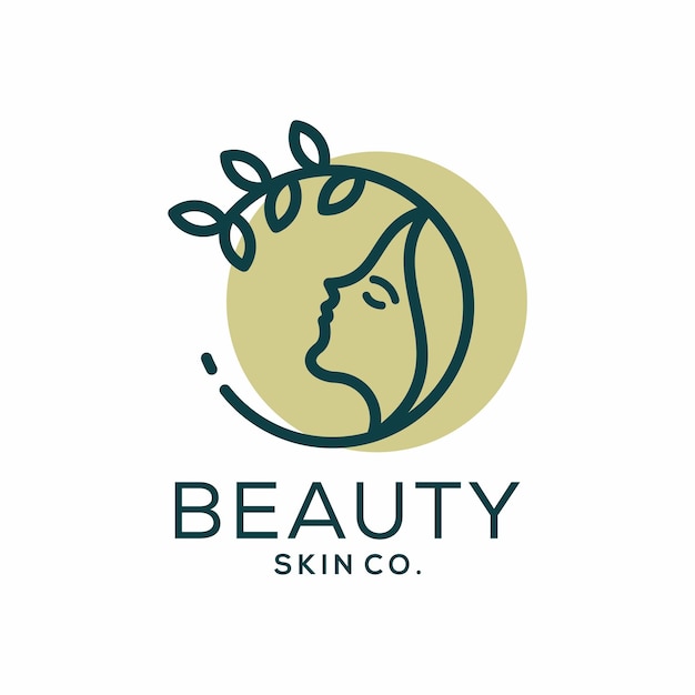 Progettazione del logo beauty skin