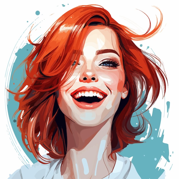 Beauty_smile_and_trouble_vector_illustrato