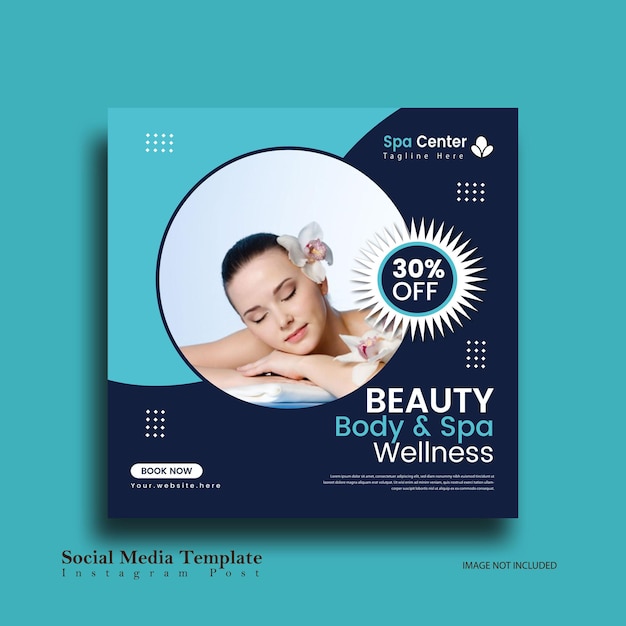 Beauty &amp; Spa banners &amp; social media poster