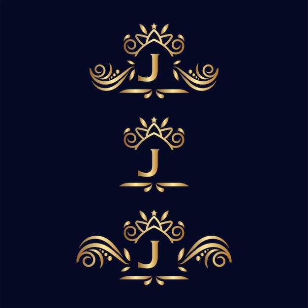 beauty spa letters logos J