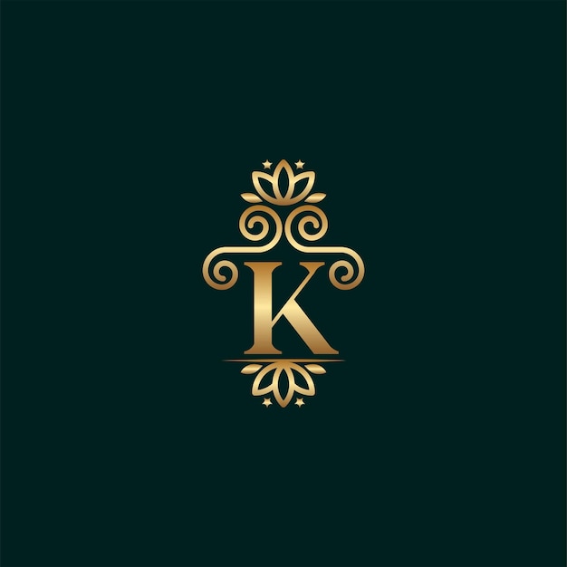 Beauty spa letters logos k