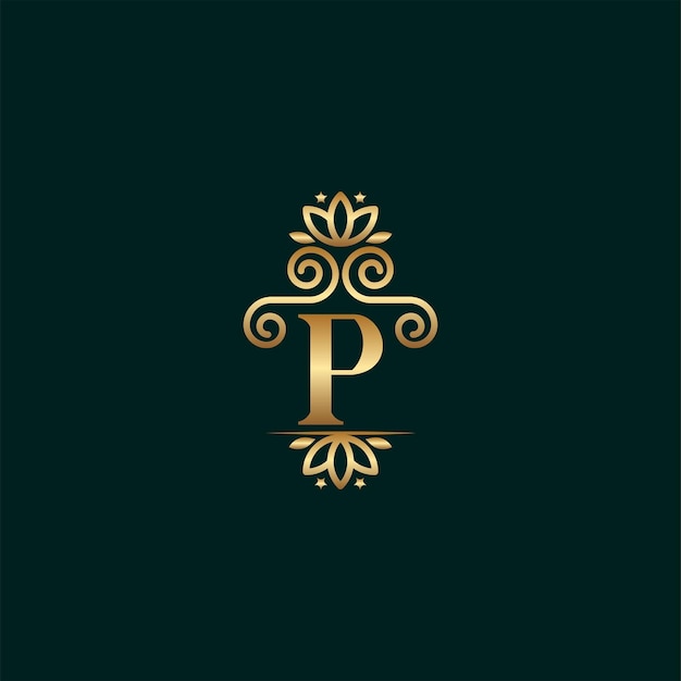 Vector beauty spa letters logos p