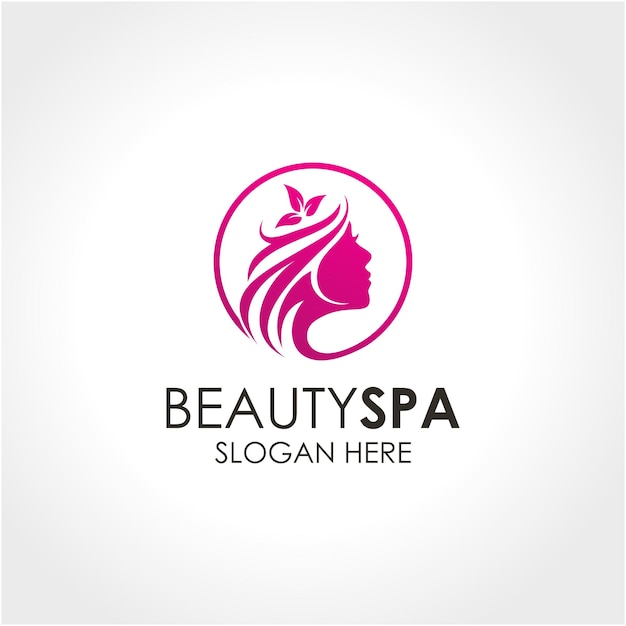 Vector beauty spa logo template design