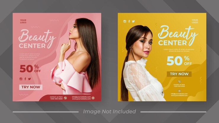 Beauty and Spa social media post