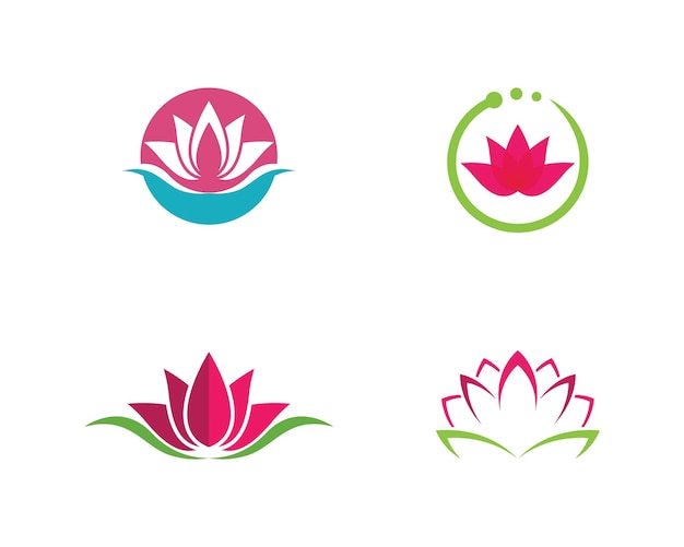 Beauty Vector flowers design logo