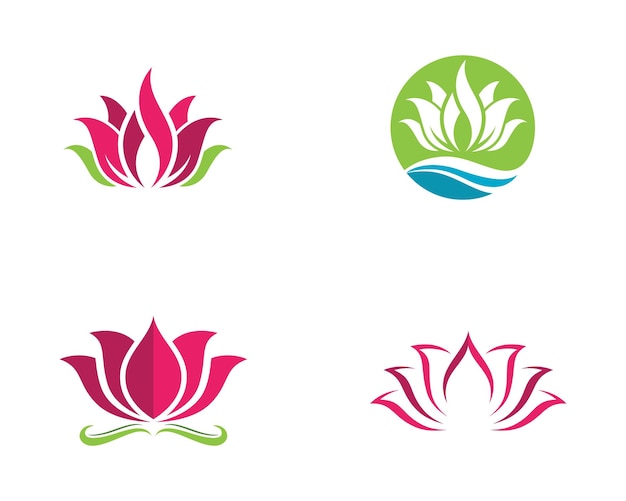 Beauty Vector flowers logo