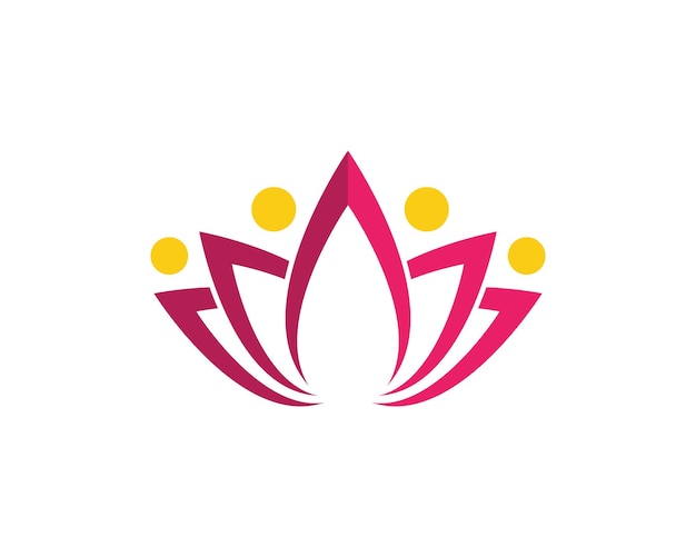 Beauty Vector Lotus flowers logo