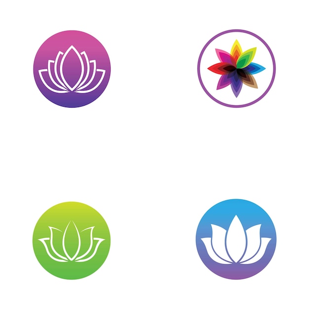 Beauty Vector lotus icon