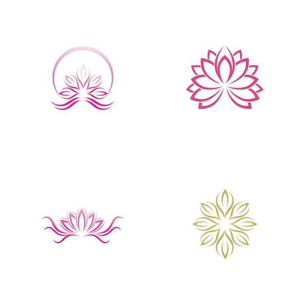 Beauty Vector lotus icon