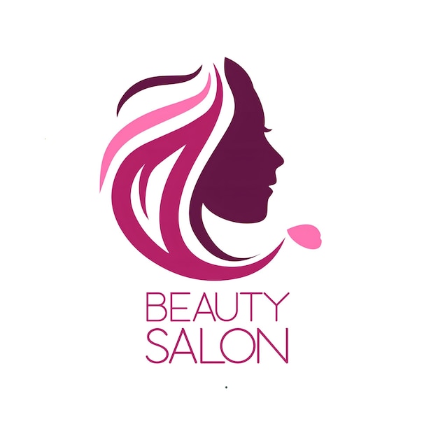 Beauty woman face logo