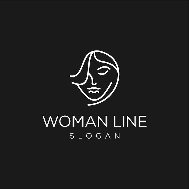 Beauty woman fashion logo