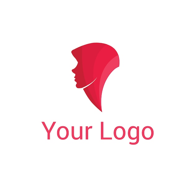 Vector beauty woman logo