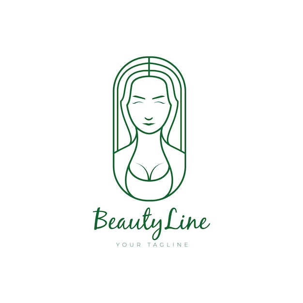 Beauty woman style logo design