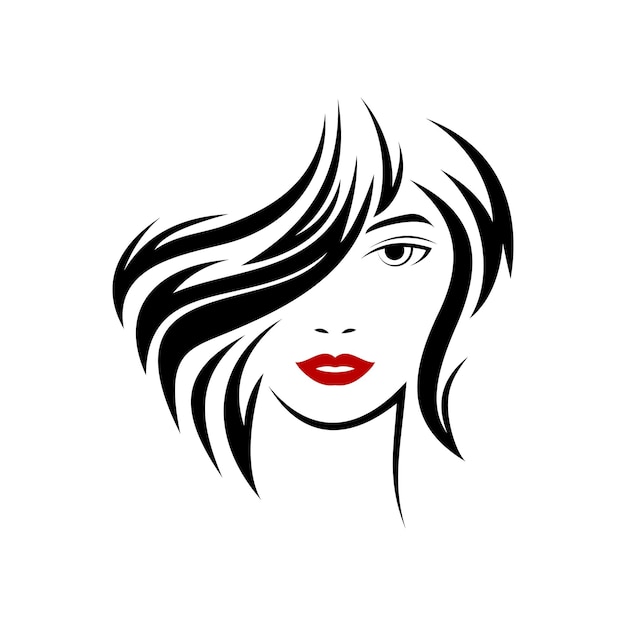 Premium Vector | Beauty women hair vector