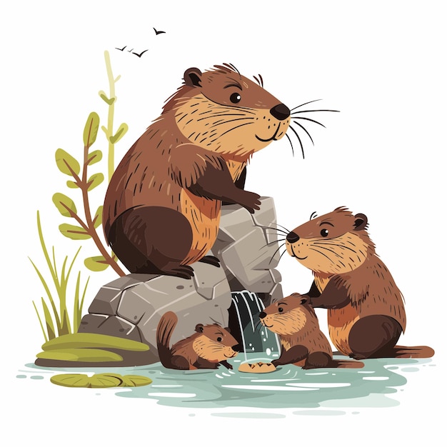 A beaver family 2