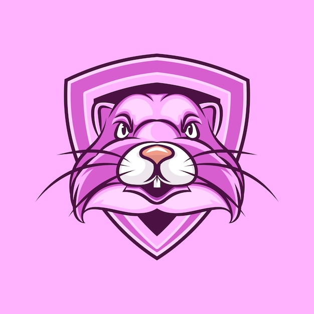 Beaver mascot esport logo