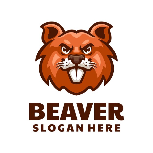 Beaver mascotte logo