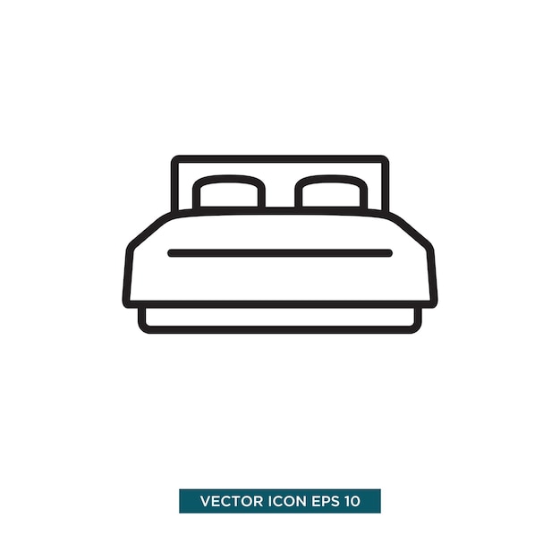 Bed icon vector illustration