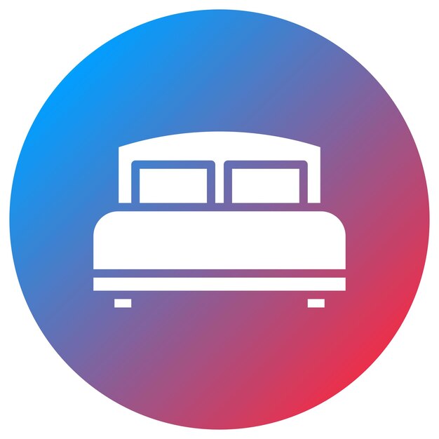 Bed icon vector image Can be used for Nursing Home