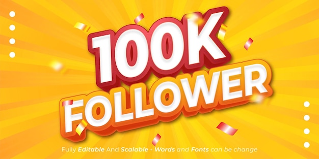 Bedankt 10k sociale volgers en abonnees sjabloon