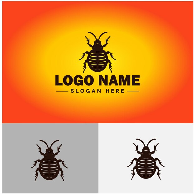 Bedbug logo vector art icon graphics for business brand icon bedbug logo template