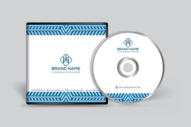 Bedrijf CD hoes vector ontwerp