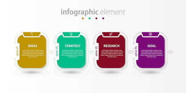 Bedrijf zakelijke infographic