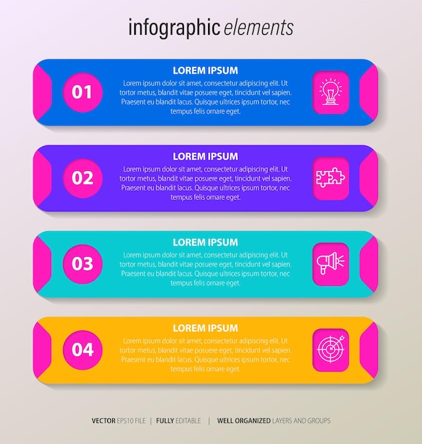 Bedrijfs Infographic Element