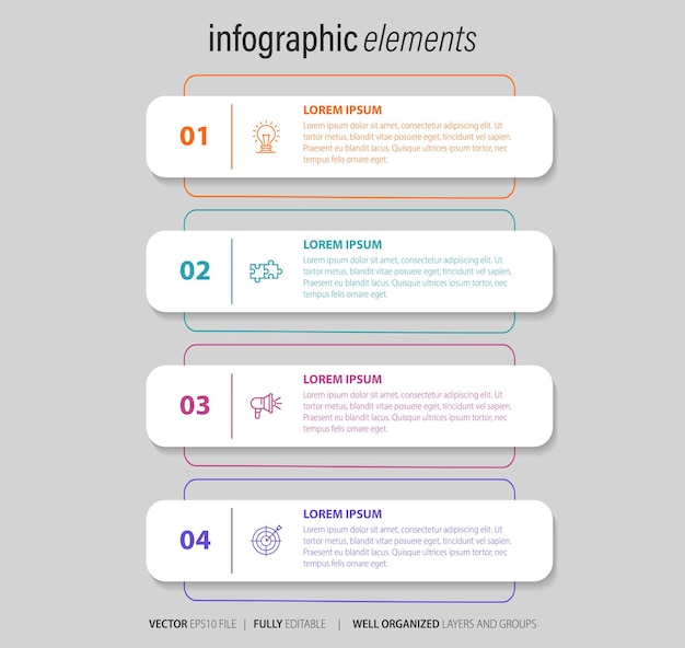 Bedrijfs Infographic Element