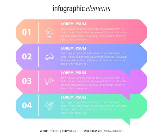 Bedrijfs Infographic Element