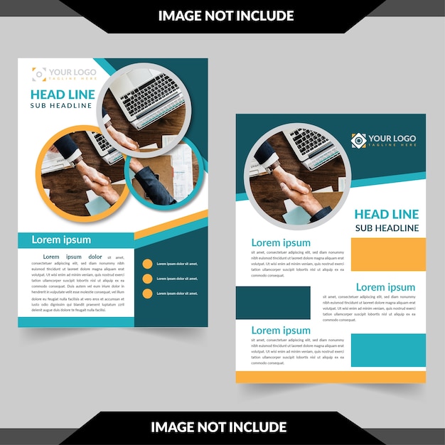 Vector bedrijfsbrochure abstract ontwerp