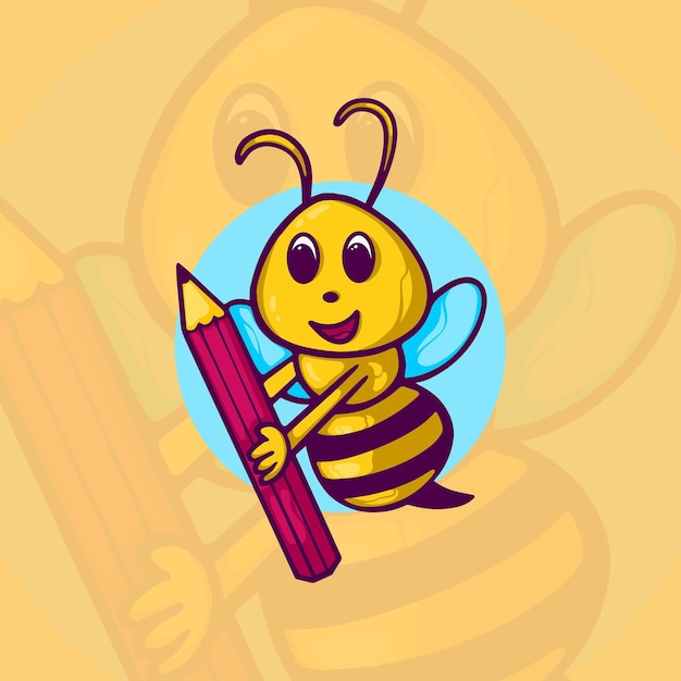 Bee Back To School Character